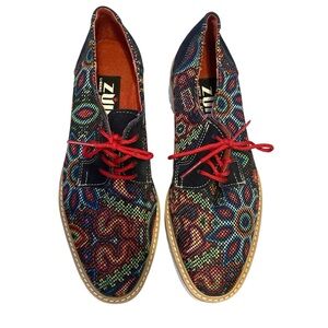 ZUII Libero DI Essere Women’s Floral Canvas Porcine Shoes Size 8
